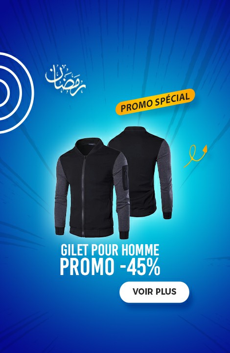 Gilet pour homme semi cuire promotion mode homme achat et vente en ligne tunisie sur shopa.tn shopa tunisie