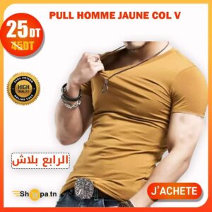 Pack Homme Pull Col v +Montre+Lunette